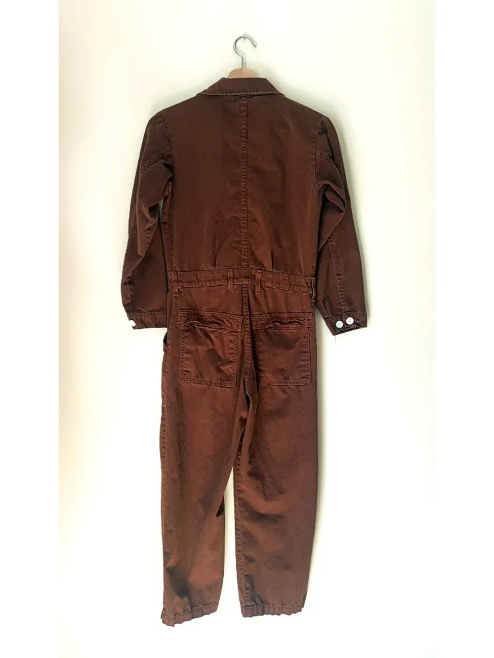 Big Bud Press Womens Brown Long Sleeve Jumpsuit - Picture 3 of 3
